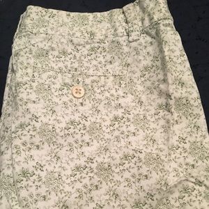 Floral J. Crew shorts